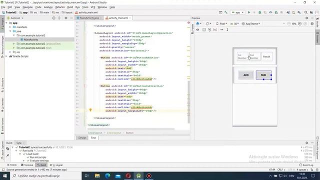 [Razvoj Android Aplikacija za Početnike] Mini kalkulator#6 смотреть онлайн