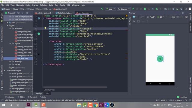 How to make Quiz app in android studio?(Part-3) | Hindi Tutorial 2019 смотреть онлайн