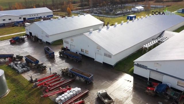 DokaGene уборка семенного картофеля. На поле три единицы техники Grimme SV260 смотреть онлайн