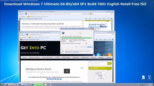 Download Windows 7 Ultimate 64-Bit/x64 SP1 Build 7601 Free ISO смотреть онлайн