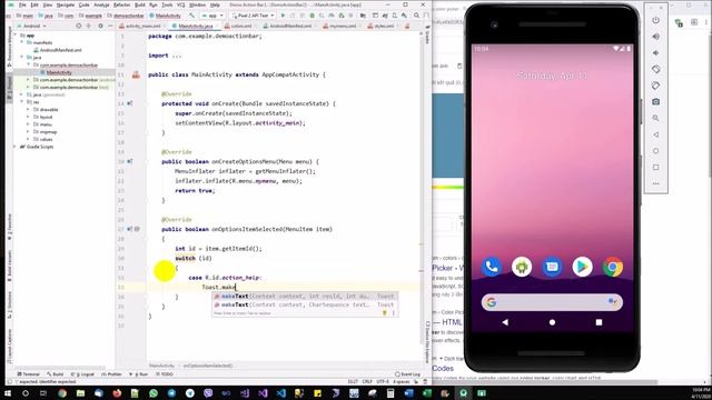 LT Android - HD TẠO ỨNG DỤNG SỬ DỤNG ACTION BAR смотреть онлайн
