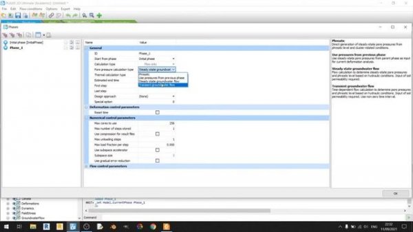 Plaxis 2D Walkthrough Tutorial: Flow through sand embankment