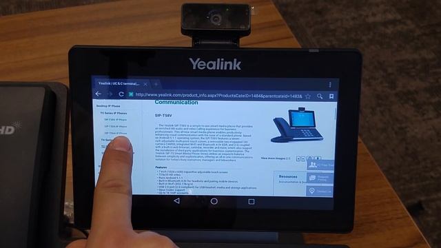 Yealink T58V (android) the first look смотреть онлайн