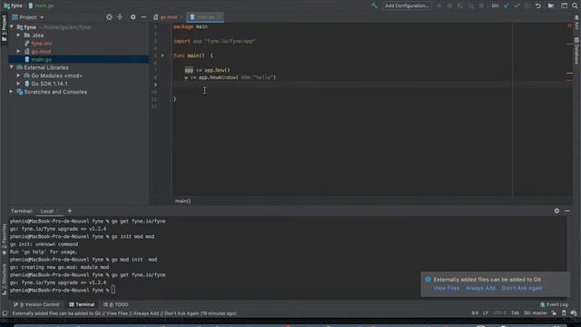 Go/Golang #fyne api (make simple interface GUI) enjoy coding with fyne ;) смотреть онлайн