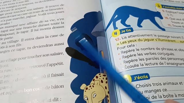 Lecture compréhension.La ruse du Jaguar (2) Le nouveau vivre le français CE1 p.136,137 смотреть онлайн