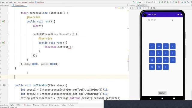 Android dasturlash darslari, android studio #15 Puzzle o'yini yaratish (4) смотреть онлайн