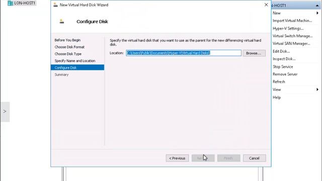 Windows Server 2016 Hyper-V - Working with Differencing Disks смотреть онлайн