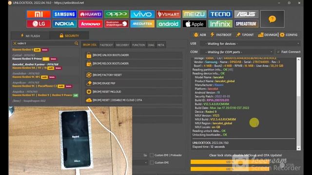 Xiaomi Redmi 9 bootloader unlock (#UnlockTool) 2022 смотреть онлайн