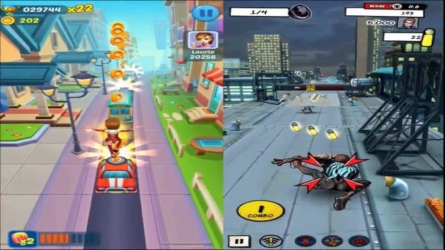 WHO'S THE BEST??? Subway Princess Runner VS Spider-Man Run Marvel | Android/iOS Gameplay HD смотреть онлайн