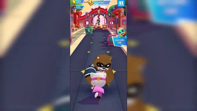 Talking Tom Hero Dash - Run Game | Game Play | High Score | fun game смотреть онлайн