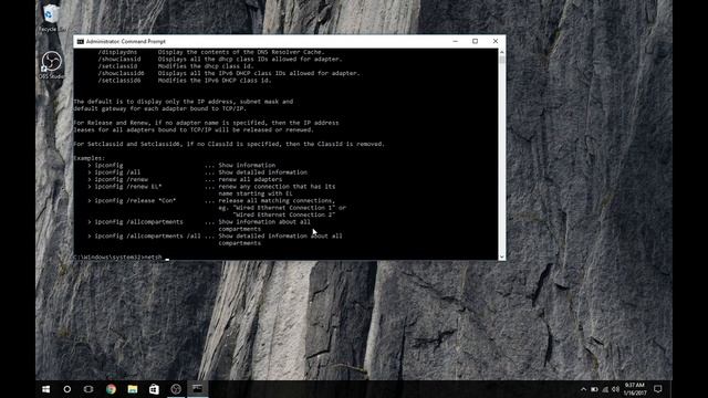 Yellow Caution Triangle, No Internet Access, on Windows Network fix. (NETSH Reset) смотреть онлайн