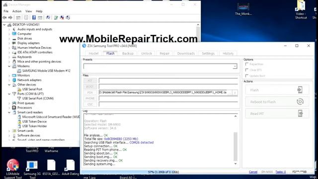 How to Update Samsung N900 by Samsung Z3x Pro Tool смотреть онлайн