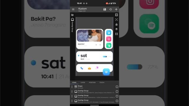 KWGT widget Tutorial смотреть онлайн
