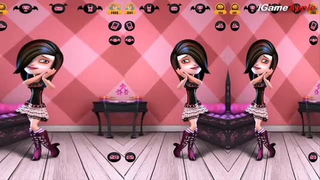 TALKING MONSTER GIRL - Free game for kids iPhone iPad iOS / Android (Gameplay) смотреть онлайн