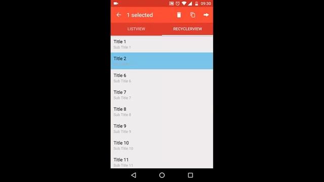 Android Toolbar Action Mode Demo смотреть онлайн