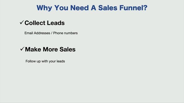 WHY YOU NEED A SALES FUNNEL? - 2 Main Reasons Why Your Business Need One! смотреть онлайн