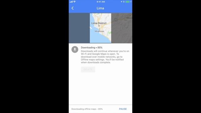 How to Use Google Maps Offline - iPhone & Android смотреть онлайн