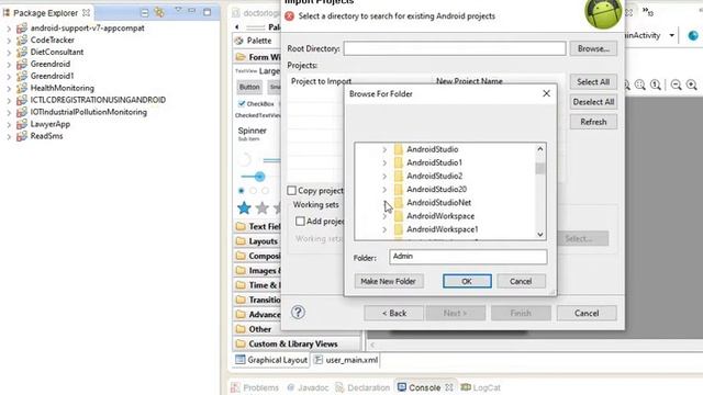 Android Avd creation and Run Android Projects in Eclipse смотреть онлайн