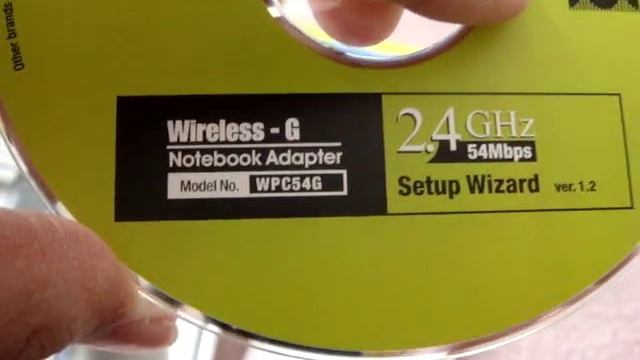 Linksys Notebook Adapter WPC54G Disc смотреть онлайн
