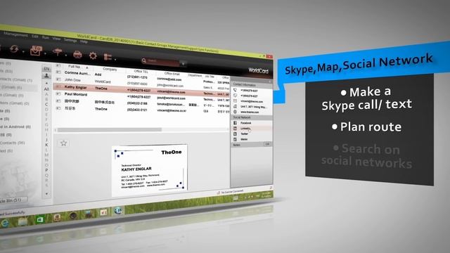 (Intro) WorldCard Pro, Multi-language business card reader for Win/ Mac 名片王金典版 смотреть онлайн
