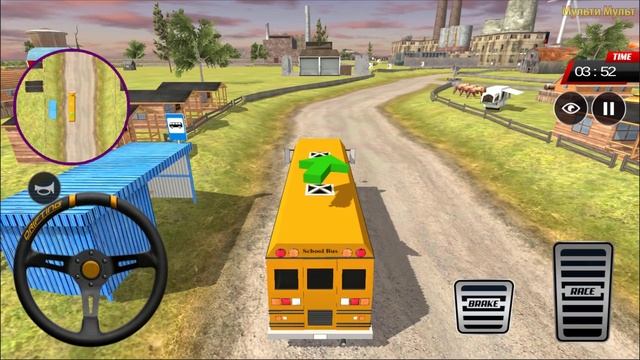 Offroad Tracks Bus Racing: Driving games - Best Android Gameplay смотреть онлайн