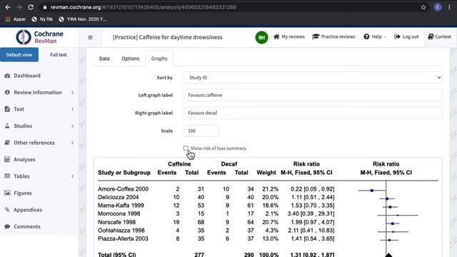 Demo RoB 2 in RevMan Web смотреть онлайн