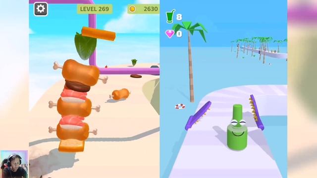 Sandwich Runner | Juice Run - All Level Gameplay Android,iOS - NEW APK MEGA UPDATE Best Games Video смотреть онлайн