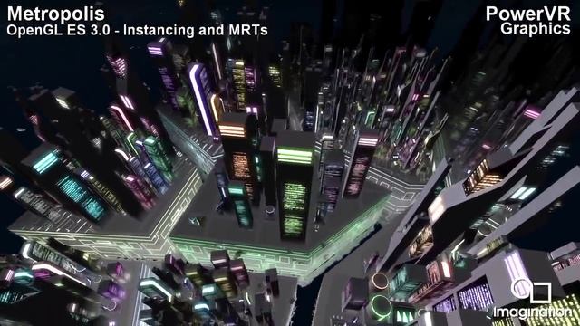 PowerVR Series6 GPUs running Metropolis demo (OpenGL ES 3.0) смотреть онлайн