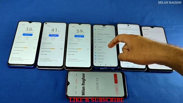 Realme Narzo 10 vs Redmi Note 9 Pro vs Realme 6 vs Redmi Note 8 vs Vivo U20 Extreme Battery Test!! смотреть онлайн