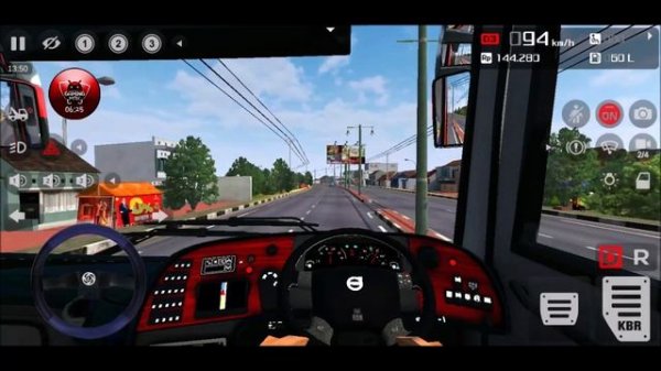 Bus Simulator Indonesia Celeste Bus Mod Falcon Sleeper Bus Livery Download Android Gameplay FHD 681