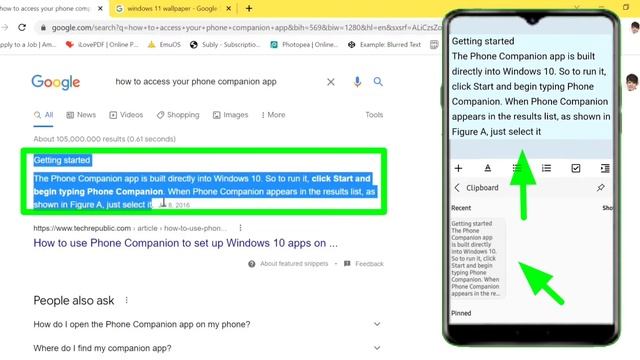 How To Copy Text And Image From Windows To Android Phone | Share Clipboard From PC To Android смотреть онлайн