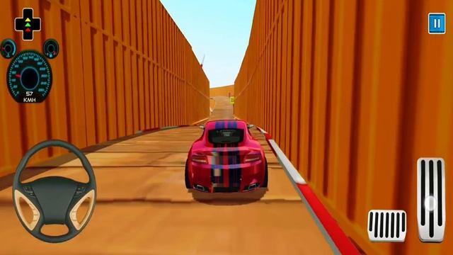 Impossible Car Stunts Driving - GT Impossible Sports Car Racing 2024 l android gameplay смотреть онлайн