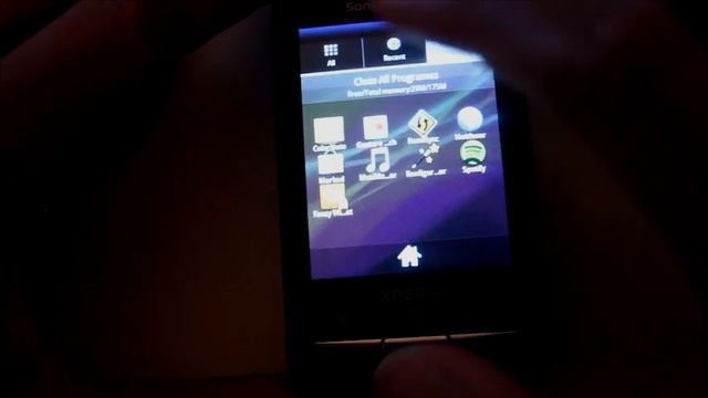 SONY ERICSSON XPERIA X10 MINI PRO GO LAUNCHER смотреть онлайн