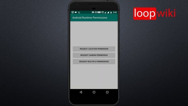 Android Runtime Permissions Example - API level 23(Marshmallow) runtime permissions | loopwiki.com смотреть онлайн