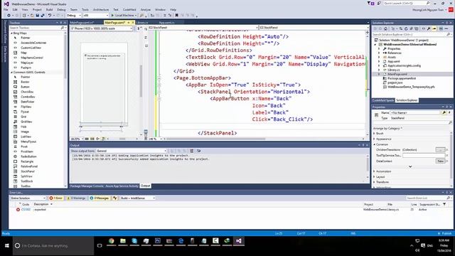 Windows 10 Universal Apps - Web Browser смотреть онлайн