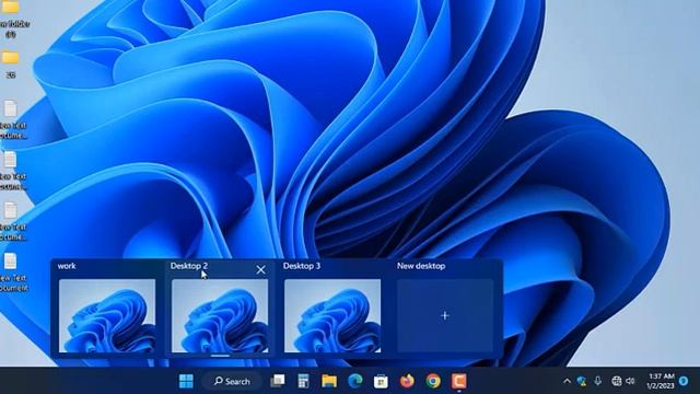 # How to create & use Multiple Desktop ,windows 11. # смотреть онлайн