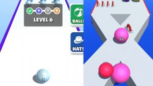 ✅Ball Merge 2048 🆚 A-Z 2 Ball Run mobile gameplay || Android Mobile Max Level Walkthrough gameplay
