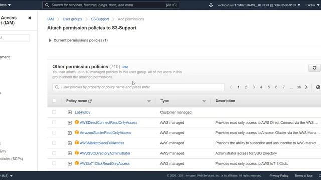 AWS Academy Lab 1 Introduction to AWS IAM |#aws #amazon смотреть онлайн
