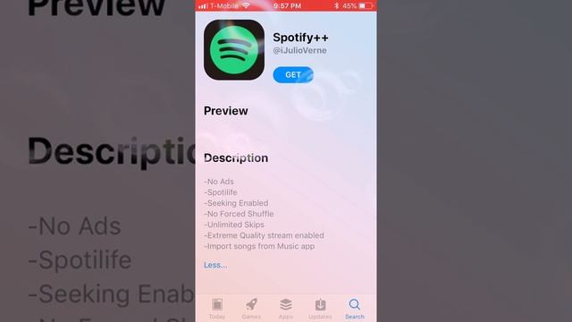 How to get SPOTIFY PREMIUM FOR FREE!!!! iOS 11-11.4 NO COST смотреть онлайн