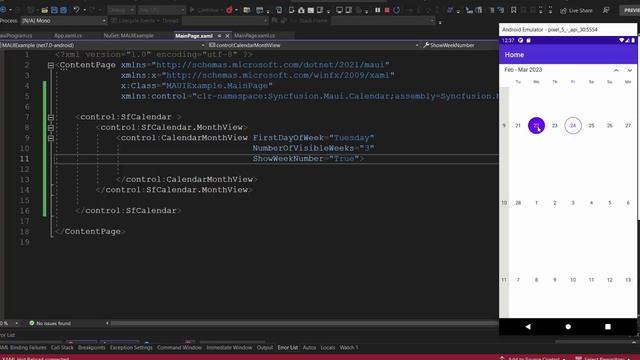 Getting Started with the .NET MAUI Calendar Control смотреть онлайн
