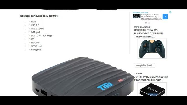 TV Box T98 MINI, with processor Allwinner H6 and fake memory!! смотреть онлайн