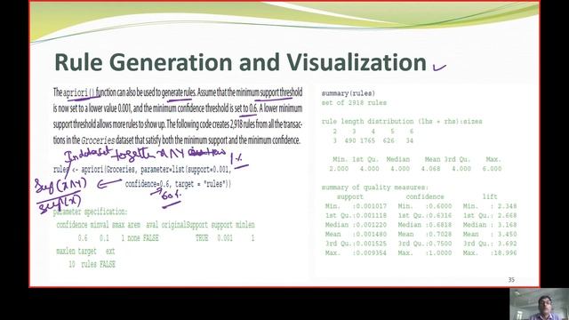 28. Apriori Algorithm Implementation using R-Programming, with a Case study on Groceries Dataset смотреть онлайн