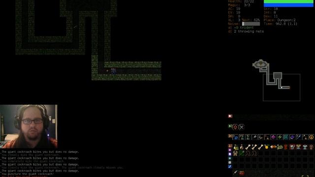 29 days of Roguelikes - Day 10 - Dungeon Crawl Stone Soup смотреть онлайн