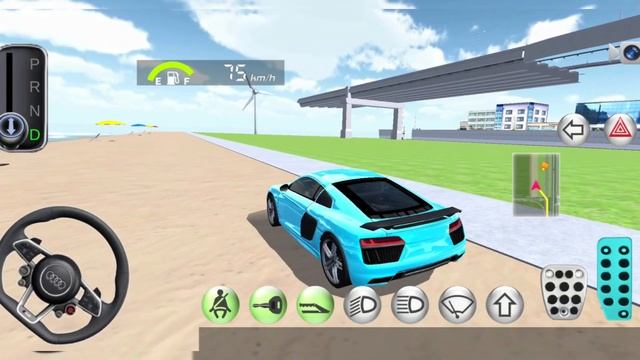 3D Car Driving Class Games - Buggati Faster Car Drive Animal Villa - Android Gameplay смотреть онлайн