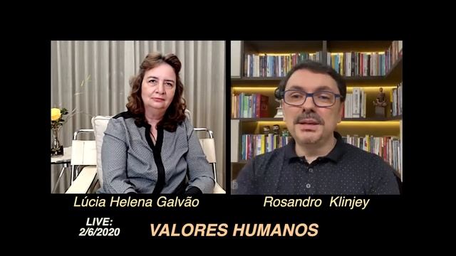 VALORES HUMANOS - Filosofia e Psicologia conversam - Lúcia Helena e Rossandro Klinjey смотреть онлайн