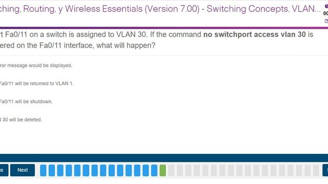 Modules 1 - 4 Switching Concepts, VLANs, and Inter VLAN Routing Exam смотреть онлайн
