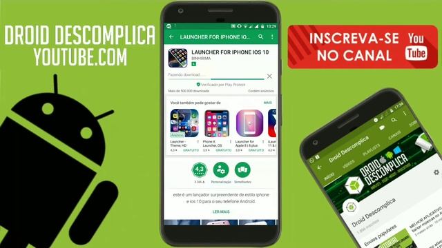Como ter o VISUAL do IPHONE X no SEU ANDROID | #PERSONALIZAÇÃO смотреть онлайн