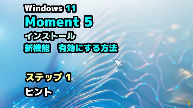 Windows 11●Moment 5●インストール●新機能●有効にする方法 смотреть онлайн