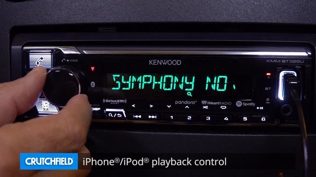 Kenwood KMM-BT325U Display and Controls Demo | Crutchfield Video смотреть онлайн