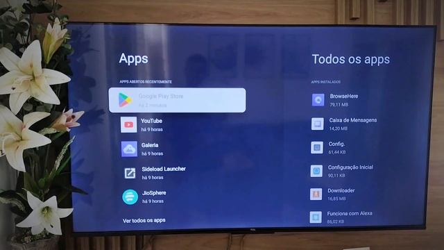 Acessando a PLAY STORE na GOOGLE TV [Sideload Launcher]. смотреть онлайн